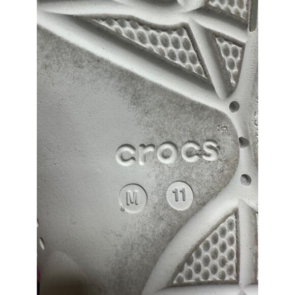 Crocs Literide Clog Unisex size M 11 and W 13 ELECTRIC PINK/ WHITE - Picture 10 of 10